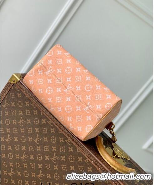 Top Grade Louis Vuitton Speedy P9 Bandouliere 25 Bag in Soft Calfskin M24424 Light Pink 2024 Runway