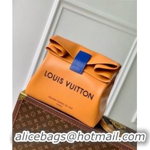 Well Crafted Louis Vuitton Sandwich Bag in Calf Leather M24578 Safran Orange 2024