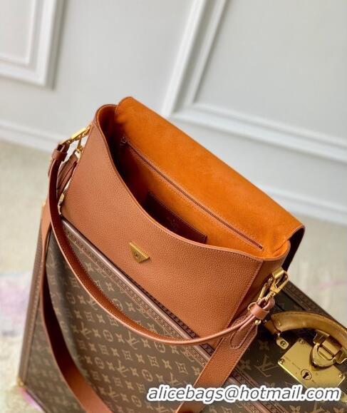 Best Price Louis Vuitton Soft Twist bag in Calfskin M24640 Cognac Brown 2024