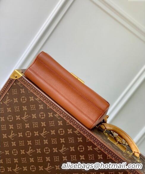 Best Price Louis Vuitton Soft Twist bag in Calfskin M24640 Cognac Brown 2024