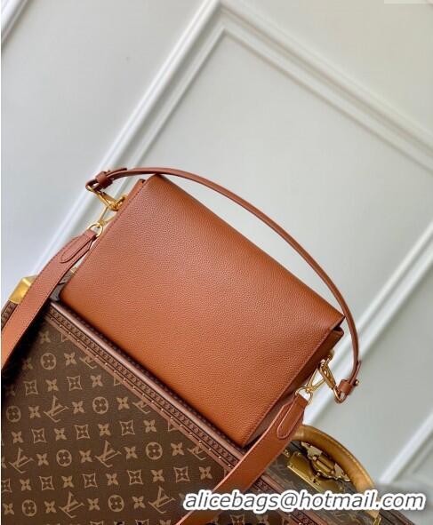 Best Price Louis Vuitton Soft Twist bag in Calfskin M24640 Cognac Brown 2024