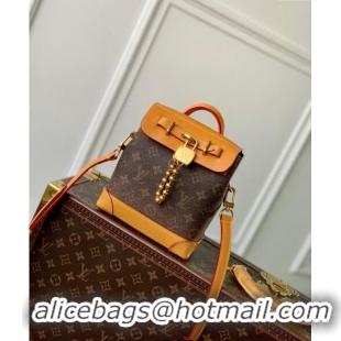 Super Quality Louis Vuitton Steamer 15 bag in Monogram Dust Canvas with Chain Lock M11630 2024