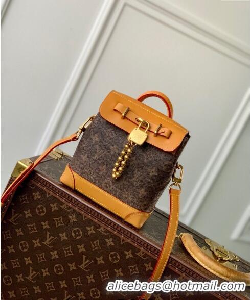 Super Quality Louis Vuitton Steamer 15 bag in Monogram Dust Canvas with Chain Lock M11630 2024