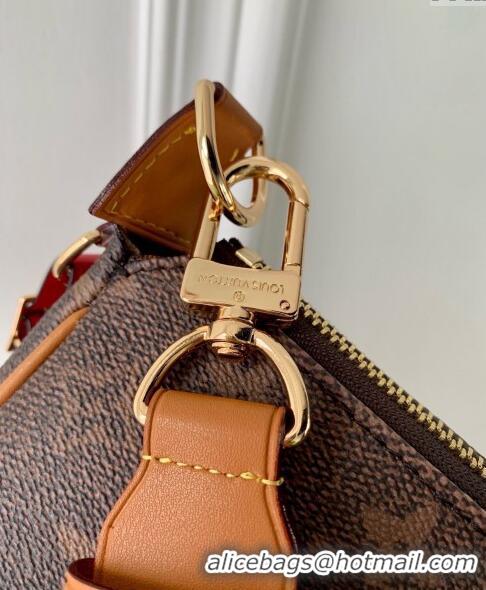 Top Grade Louis Vuitton Pochette Accessoire XL Bag in Monogram Dust Canvas with Tassel Strap M11623 2024