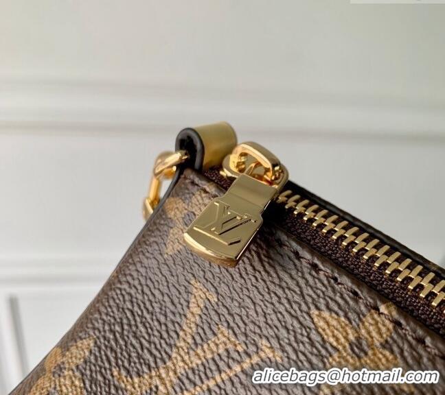 Best Price Louis Vuitton Bloom Pouch bag in Monogram Canvas M11672 Banana Yellow 2024