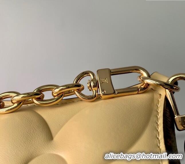 Best Price Louis Vuitton Bloom Pouch bag in Monogram Canvas M11672 Banana Yellow 2024