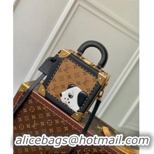 Top Grade Louis Vuitton Mini Square Trunk Dog Box bag M11210 2024