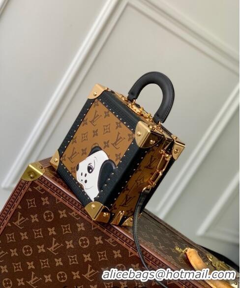 Top Grade Louis Vuitton Mini Square Trunk Dog Box bag M11210 2024