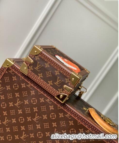 Grade Quality Louis Vuitton Mini Square Trunk Leopard Box bag M11210 2024