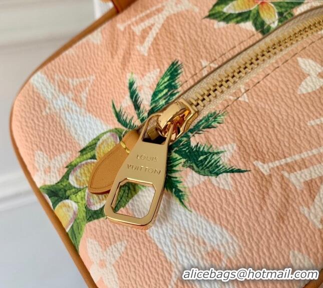 Low Cost Louis Vuitton Locker Dopp Kit Clutch in Monogram Surfin' Canvas M24799 Sand Beige 2024