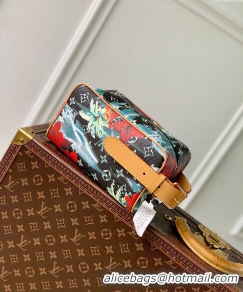 Top Quality Louis Vuitton Locker Dopp Kit Clutch in Monogram Surfin' Canvas M24799 Sky Blue 2024