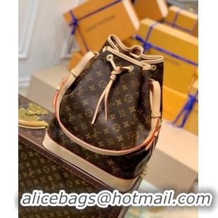 Famous Brand Louis Vuitton Monogram Canvas Vintage Noe Bucket Bag M42224 2024