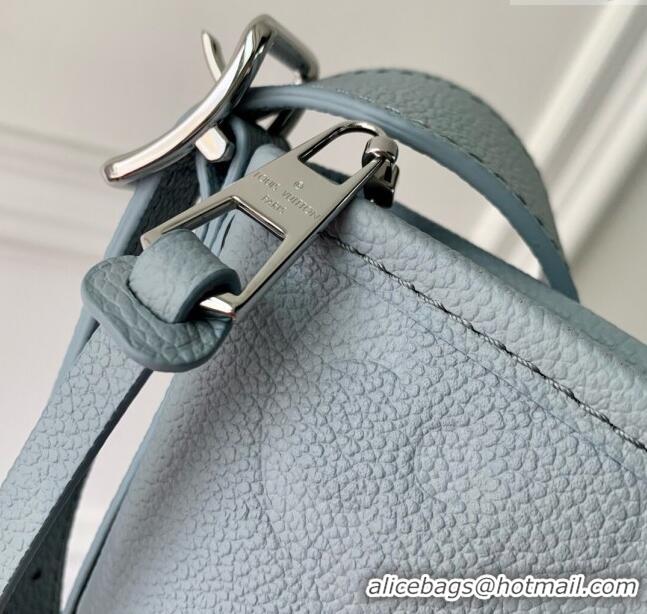 Trendy Design Louis Vuitton Carryall PM Bag in Grained Monogram Leather M46673 Blue Washed 2024