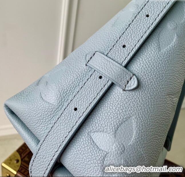 Trendy Design Louis Vuitton Carryall PM Bag in Grained Monogram Leather M46673 Blue Washed 2024