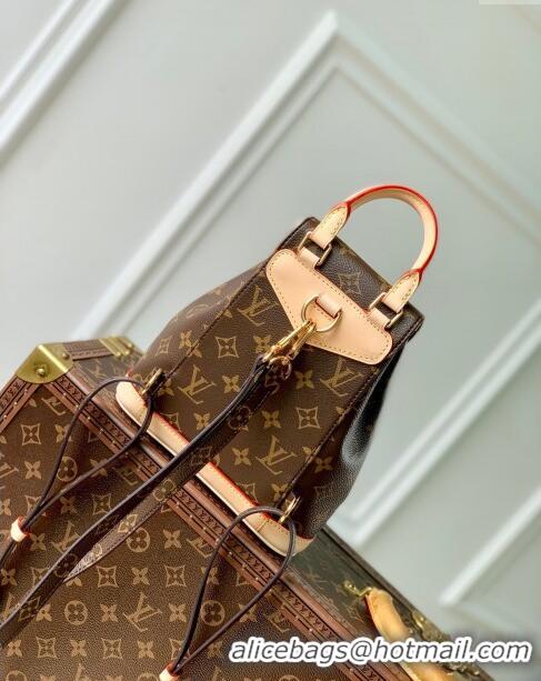 Shop Grade Louis Vuitton Montsouris Mini Backpack in Monogram Canvas M11199 Brown 2024