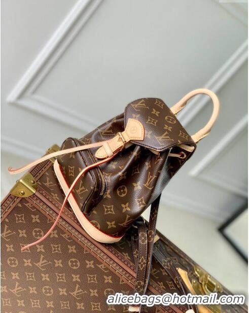 Shop Grade Louis Vuitton Montsouris Mini Backpack in Monogram Canvas M11199 Brown 2024