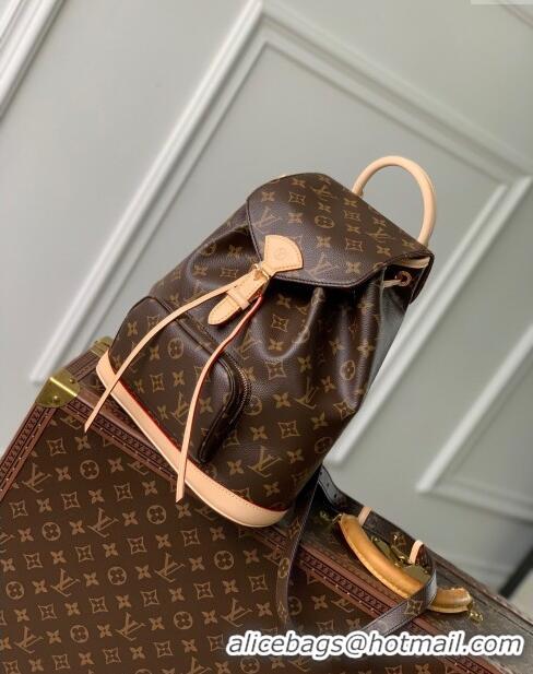 Shop Grade Louis Vuitton Montsouris Mini Backpack in Monogram Canvas M11199 Brown 2024