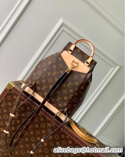 Shop Grade Louis Vuitton Montsouris Mini Backpack in Monogram Canvas M11199 Brown 2024