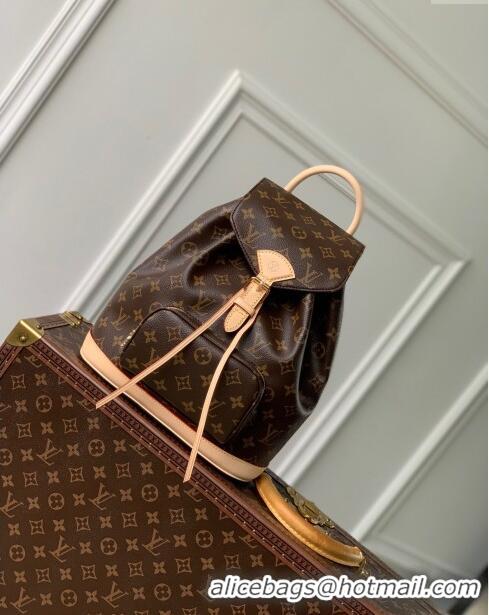 Shop Grade Louis Vuitton Montsouris Mini Backpack in Monogram Canvas M11199 Brown 2024