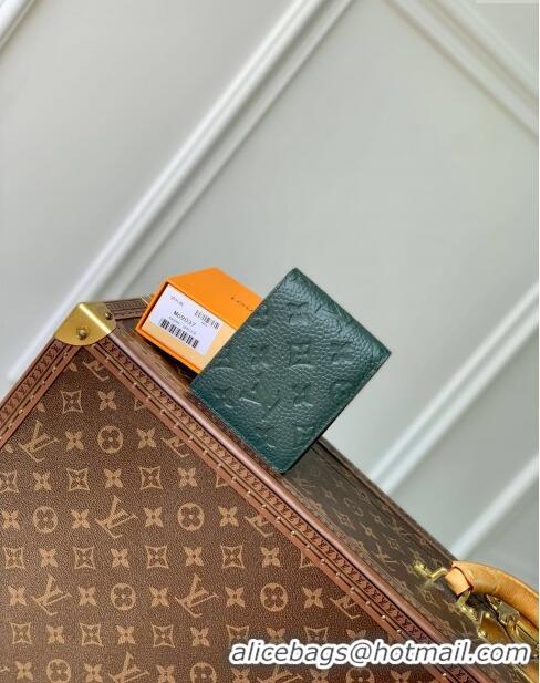 Top Quality Louis Vuitton Multiple Wallet in Monogram Leather M69037 Green 2024