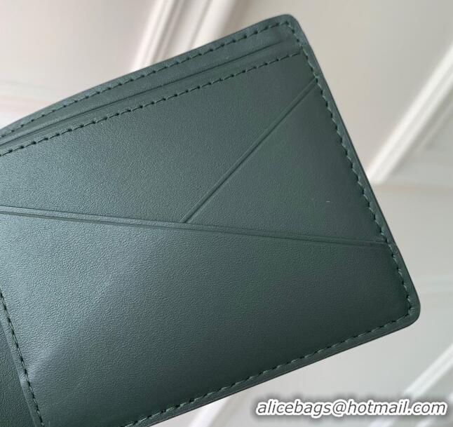 Top Quality Louis Vuitton Multiple Wallet in Monogram Leather M69037 Green 2024