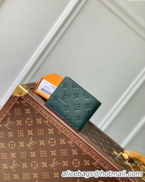 Top Quality Louis Vuitton Multiple Wallet in Monogram Leather M69037 Green 2024