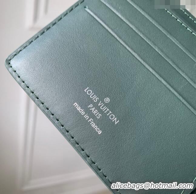 Top Quality Louis Vuitton Multiple Wallet in Monogram Leather M69037 Green 2024