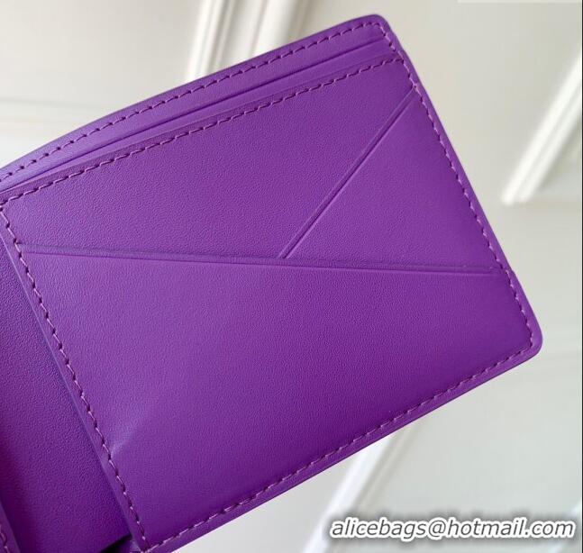 Trendy Design Louis Vuitton Monogram Leather Multiple Wallet M69037 Purple 2024