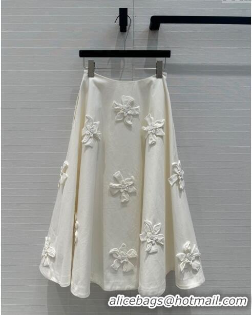 Top Grade Valentino Skirt V7903 White 2024