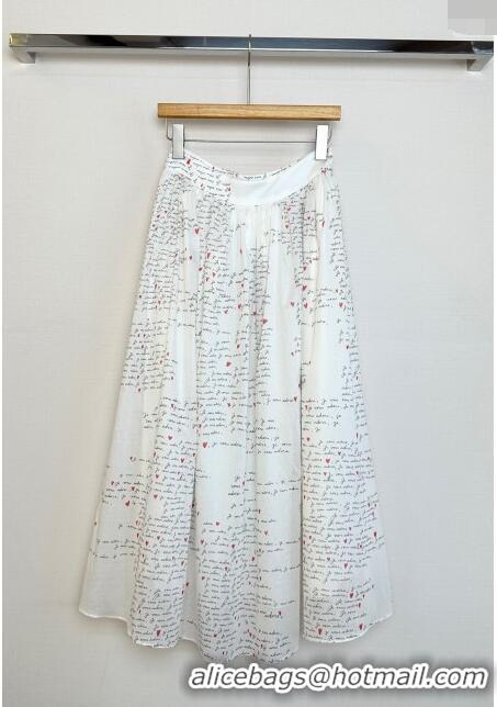 Classic Cheapest Dior Skirt D7926 White 2024