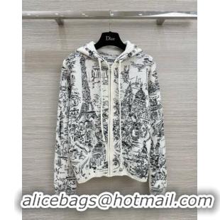 Free Shipping Design Dior Cashmere Zipped Jacket D7930 2024