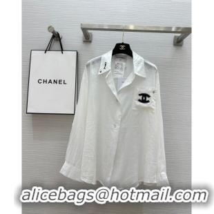 ​Traditional Discount Chanel Shirt CH7912 White 2024