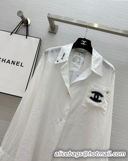 ​Traditional Discount Chanel Shirt CH7912 White 2024