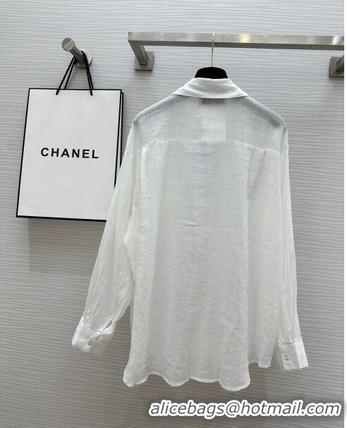 ​Traditional Discount Chanel Shirt CH7912 White 2024