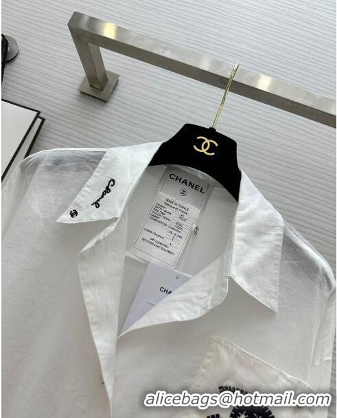 ​Traditional Discount Chanel Shirt CH7912 White 2024