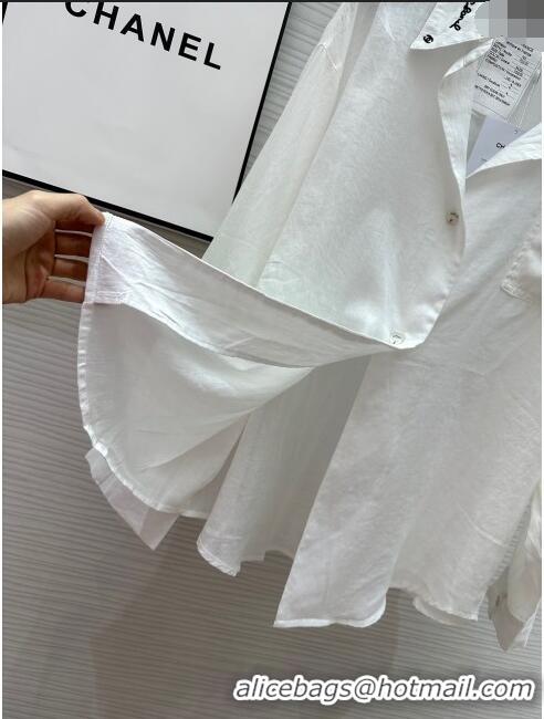 ​Traditional Discount Chanel Shirt CH7912 White 2024