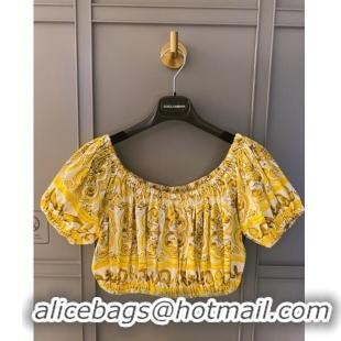 Good Taste Dolce & Gabbana Cotton Top DG71006 Yellow 2024