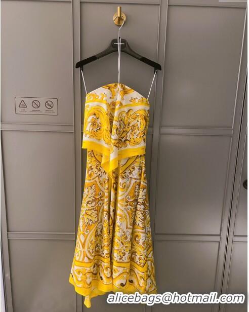 ​Buy Discount Dolce & Gabbana Dress DG71008 Yellow 2024