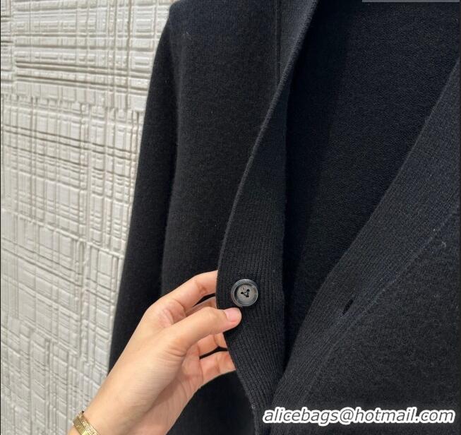 Buy New Cheap Louis Vuitton Cashmere Cardigan LV71018 Black 2024