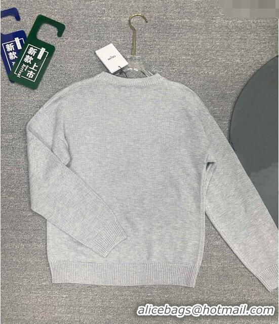 Cheapest Celine Cashmere & Wool Sweater C71024 Grey 2024