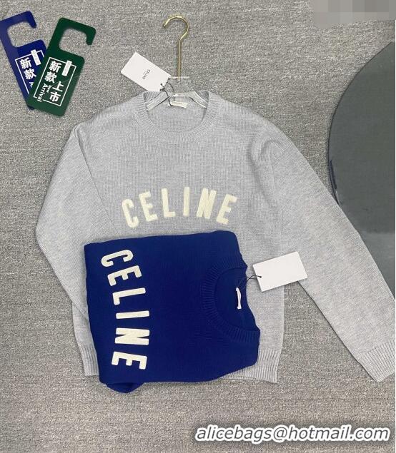 Cheapest Celine Cashmere & Wool Sweater C71024 Grey 2024