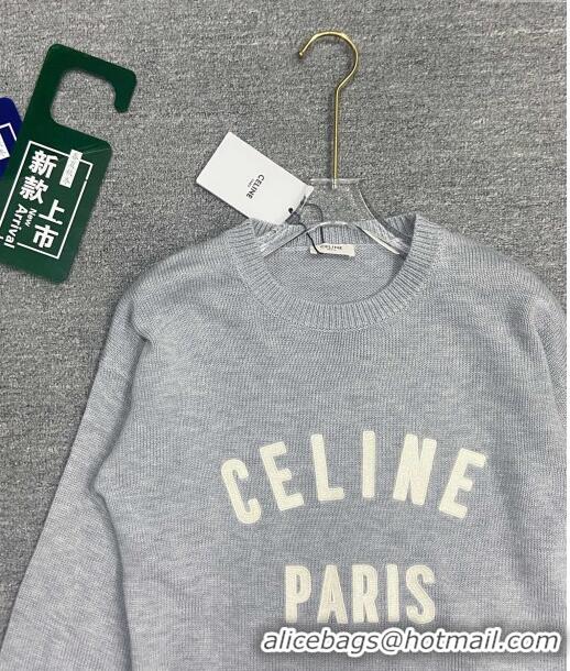 Cheapest Celine Cashmere & Wool Sweater C71024 Grey 2024