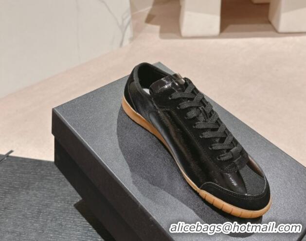 1:1 aaaaa Chanel Calfskin Sneakers Black 816113