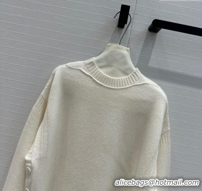 New Fashion Cheap Dior Cashmere Sweater D71216 Beige 2024