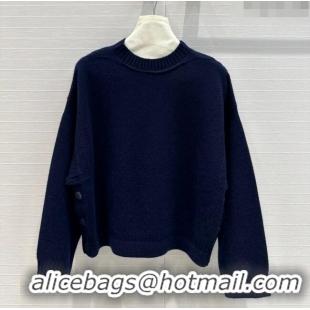 Latest Style Dior Cashmere Sweater D71217 Blue 2024