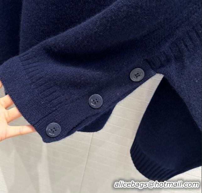 Latest Style Dior Cashmere Sweater D71217 Blue 2024