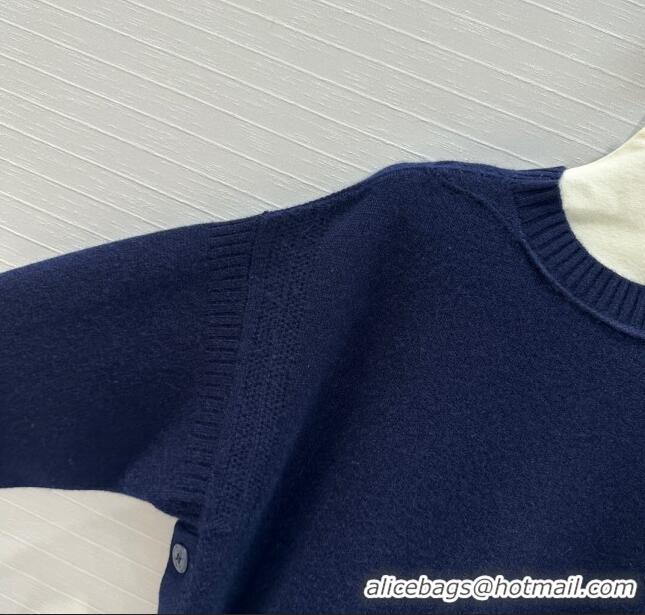 Latest Style Dior Cashmere Sweater D71217 Blue 2024