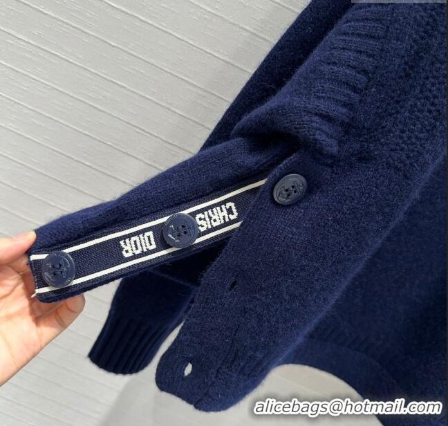 Latest Style Dior Cashmere Sweater D71217 Blue 2024