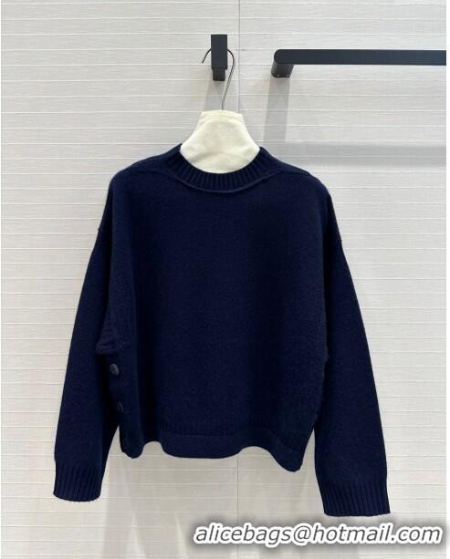 Latest Style Dior Cashmere Sweater D71217 Blue 2024