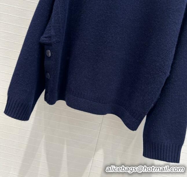 Latest Style Dior Cashmere Sweater D71217 Blue 2024